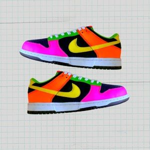 2006 Nike Dunk Low ‘Skittles’ Size 6Y (7.5W)